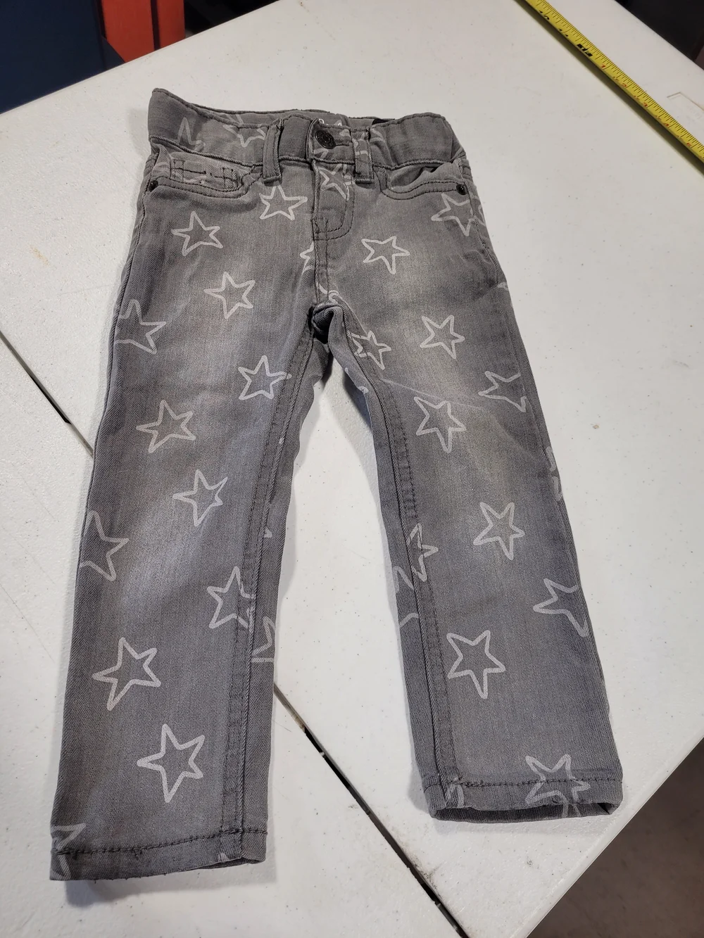Cat & Jack Gray Star-Print Kids Jeans